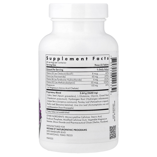 Michael's Health, Kidney Factors™, 120 вегетарианских таблеток
