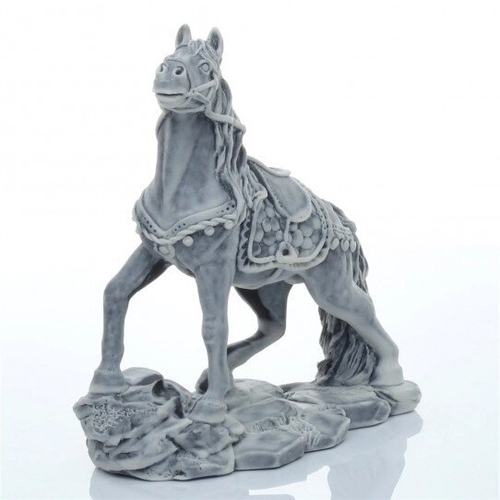 Сувенир "Богатырский Конь в сбруе" 13 см.