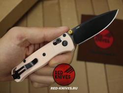 Нож Benchmade 533 Bugout Mini - розовый нейлон, клинок черный RK/Н26