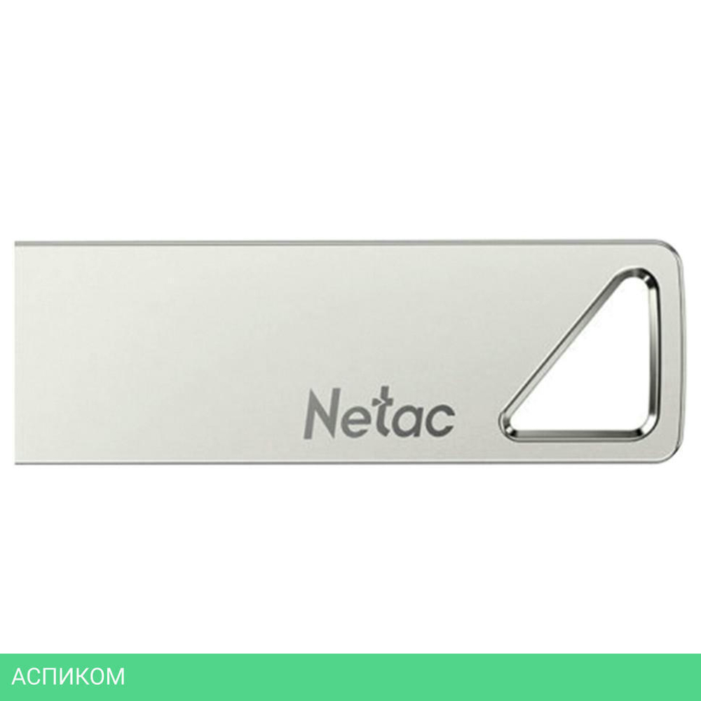 USB Flash-накопитель Netac Pen Drive 16 GB USB 2.0 серебристый (NT03U326N-016G-20PN)