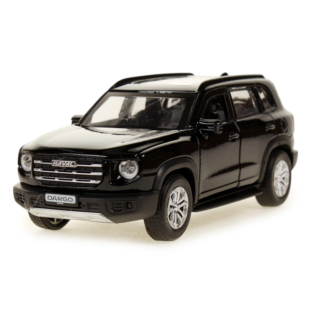 Модель ин. мет. "Hhaval Dargo" 12см, дв, багаж, черный, в коробка DARGO-12-BK (Технопарк)