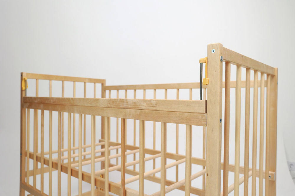 Кроватка детская Промтекс Мини КД мпМ натуральный маятник продольный