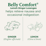 Traditional Medicinals, Organic Belly Comfort, лимон и имбирь, 30 леденцов в индивидуальной упаковке