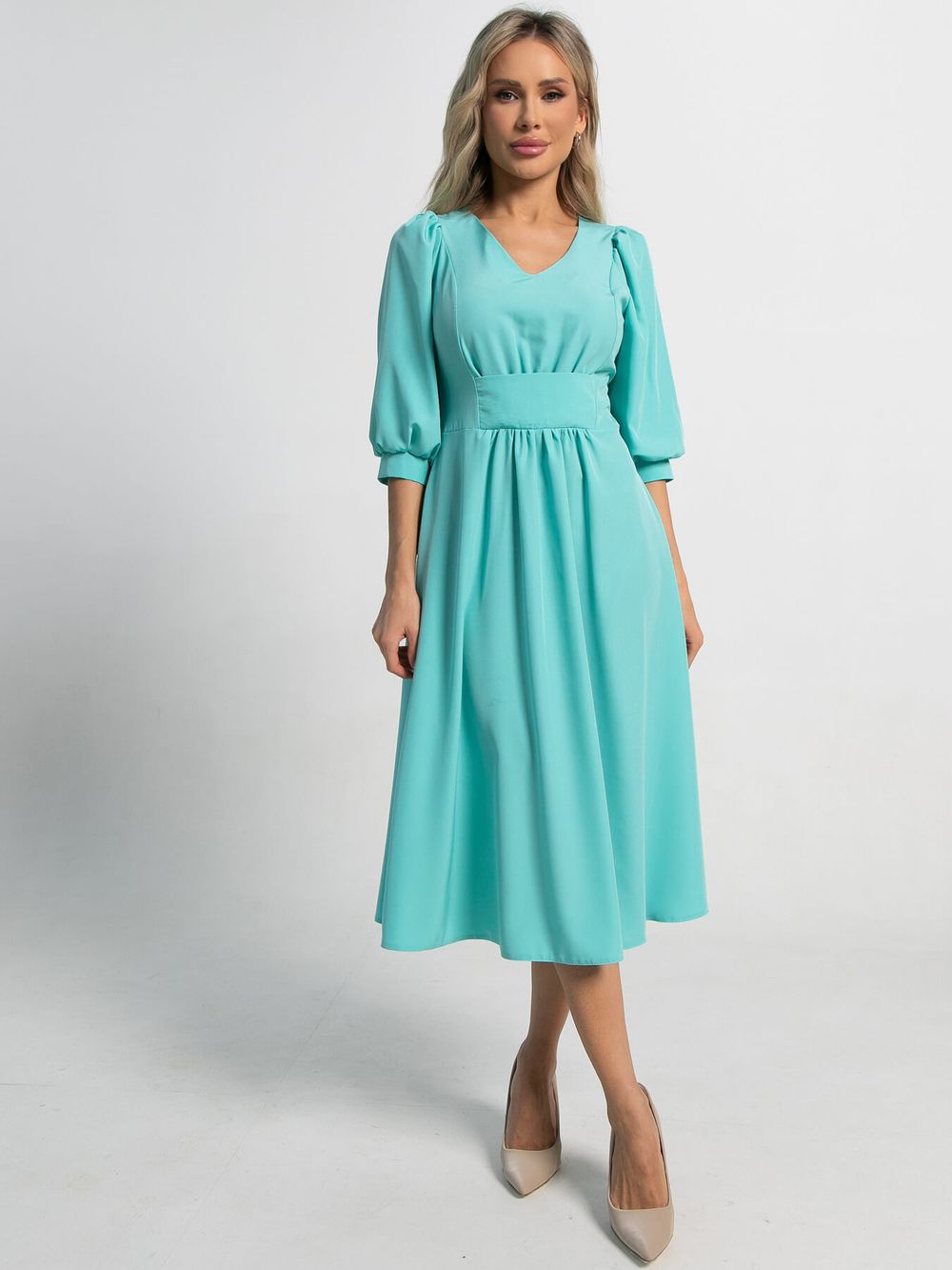 Платье Мадлен (бирюзовое) П15466-18М LT Collection