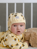 Утеплённый чепчик Mjölk Пчёлки