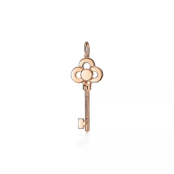Кулон из розового золота с бриллиантами, Tiffany💠 Key