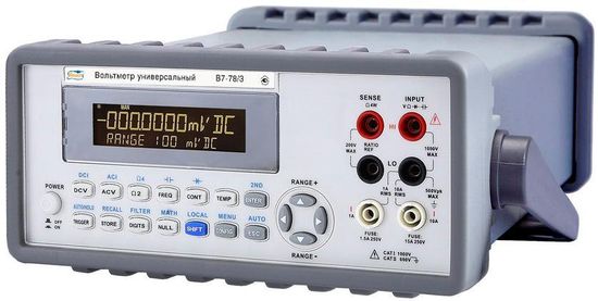 B7-78/1, B7-78/2, B7-78/3, Вольтметры универсальные, № в ГРСИ РФ - 69742-17