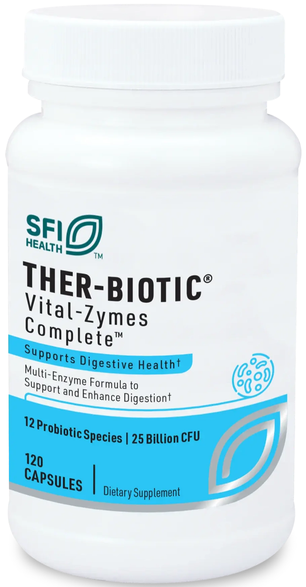 Ther-Biotic vital-zymes complete 120caps.
