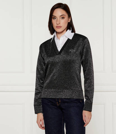 Худые lurex Karl Lagerfeld - черный(246W1805)