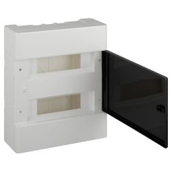 Корпус пластиковый навесной ЭРА TREND ЩРН-П-24 IP41 прозрачная крышка белый