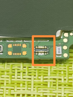 Infinix Note 30 4G (X6833B) / FPC коннектор (разъем) аккумулятора (на плату) (ORIG)