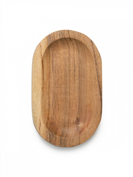 Доска сервировочная DeNASTIA овал малый 15x9x1,5, Индия