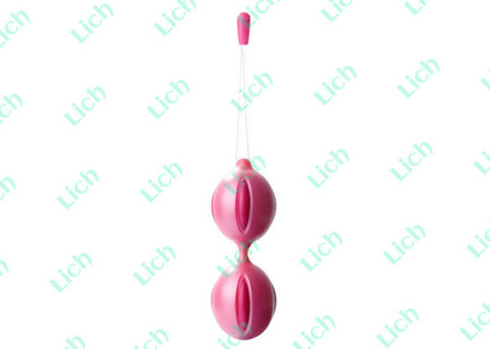 Розовые вагинальные шарики ViBalls, 3.7 см