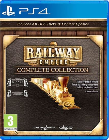 PS4 Railway Empire Complete Collection (Новый, Полностью на русском языке, CUSA-07632)