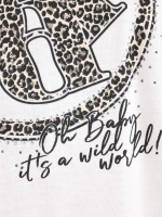 Лонгслив из хлопка и модала