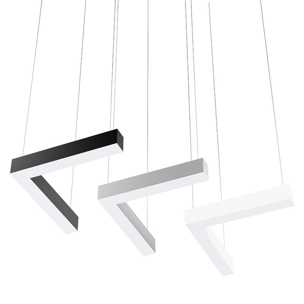 Светильник потолочный Г-образный 60вт 600x300x80мм