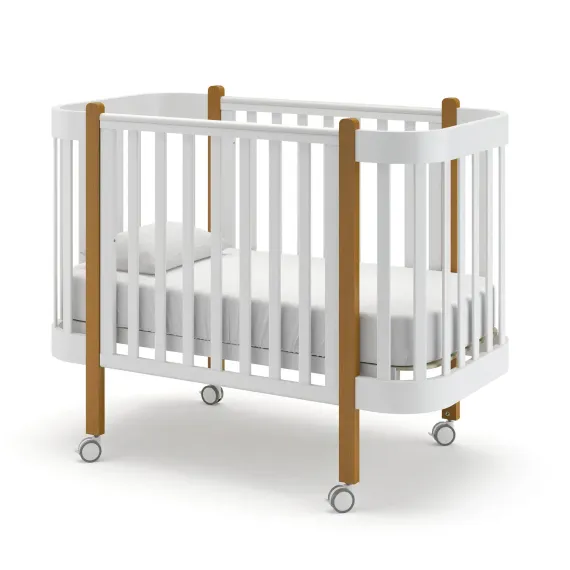 Детская кроватка с продольным маятником Гандылян Молли Белая