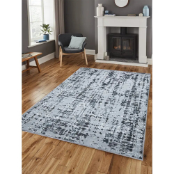 Ковер для комнаты напольный, оттенок серый, основа полиэстер