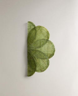 ZARA HOME ПОДСТАВКА ПОД СТОЛОВЫЕ ПРИБОРЫ «ЦВЕТОК» ИЗ РАМИ, ЗЕЛЕНЫЙ