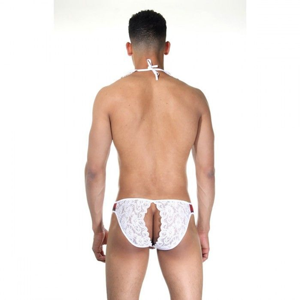 Мужской игровой костюм ученика (Размер: L-XL) (Цвет: красная шотландка)