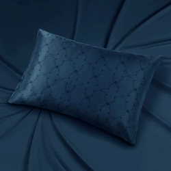 Наволочка 50x70 Mollen Узор темно-бирюзовая хлопковая