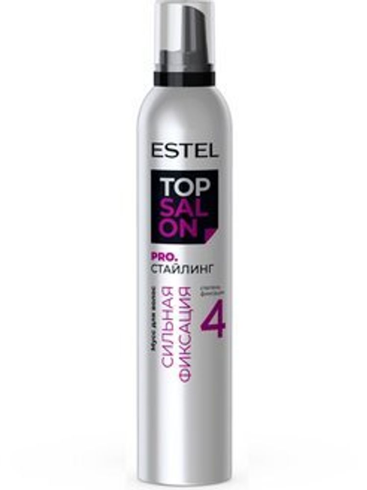Estel Мусс для волос Top Salon Pro, сильная фиксация, 350 мл