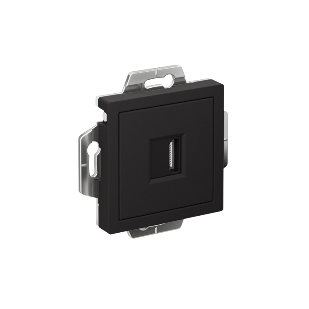 Розетка HDMI AtlasDesign механизм карбон SE ATN001080 Розетка HDMI AtlasDesign механизм карбон SE ATN001080