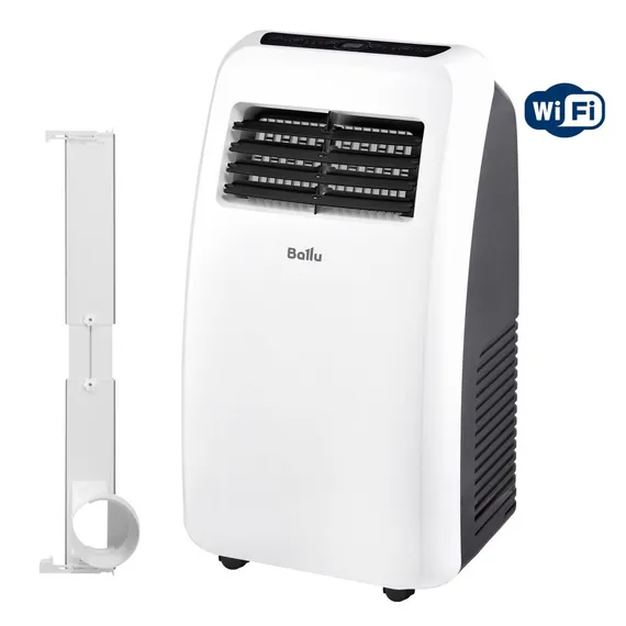 Мобильный кондиционер Ballu BPAC-07 CP/N1_24Y Aura в комплекте с адаптером Ballu UniPort 1.0