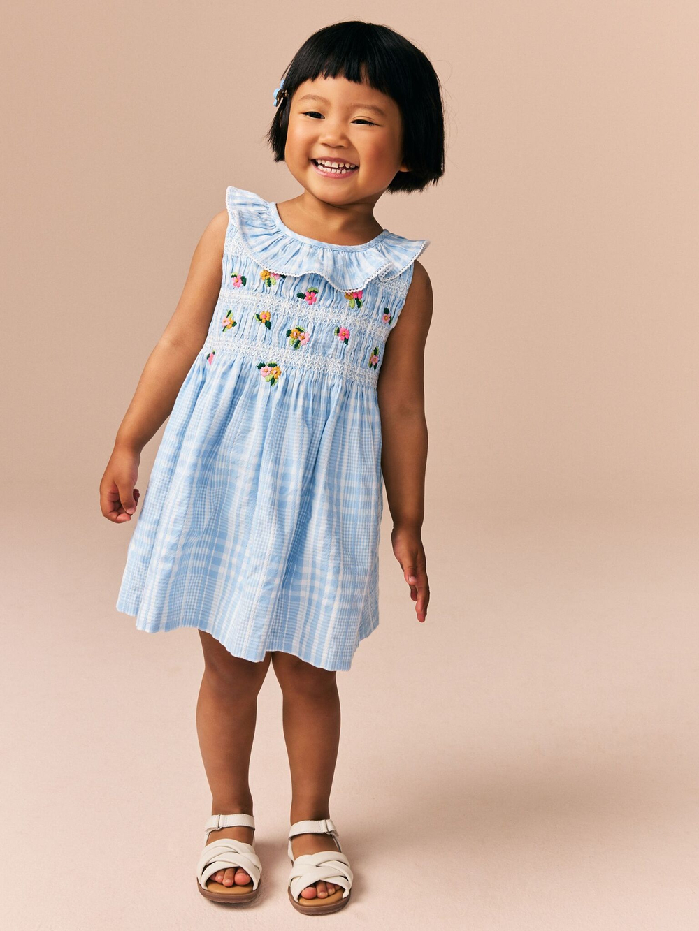 Сарафан для девочки Next E99-255, Голубой