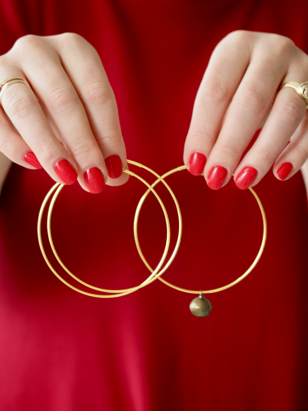 Набор металлических разъемных колец 8 см (3 шт)