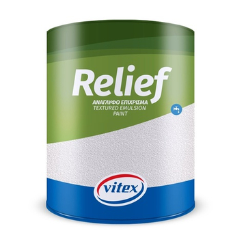 VITEX RELIEF - текстурированная фасадная краска с высокой прочностью и влагостойкостью. Прочная отделка без растрескиваний. Для внутреннего и наружного применения.