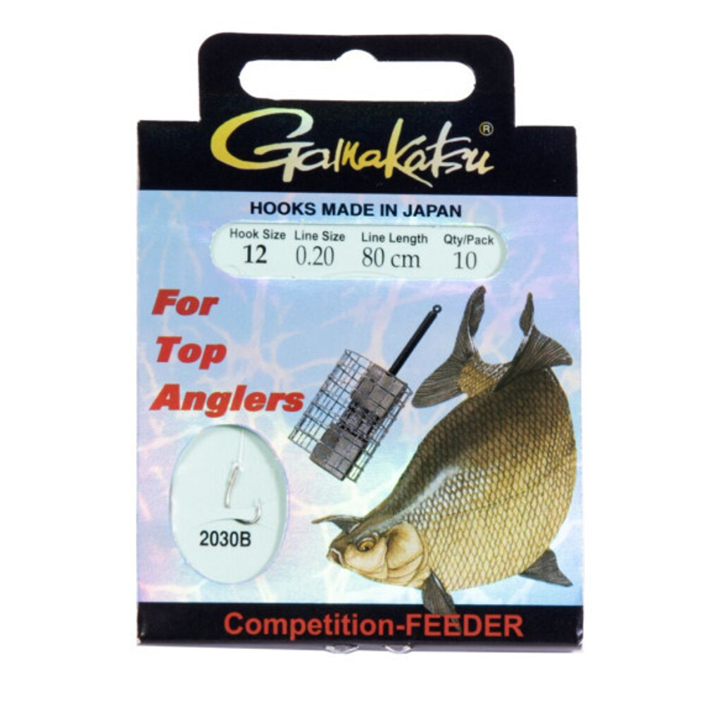 Крючок Gamakatsu BKD-2030B Feeder Strong 80cm №10 d0.22