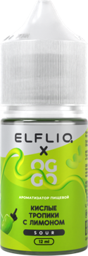 Ароматизатор ELFLIQ x OGGO Sour (12 мл / 30 мл) Lemon Tropical Fruit (Лимон Тропические фрукты)
