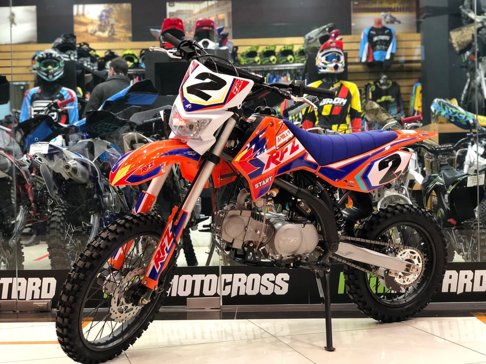Питбайк Apollo RFZ START 125L 17/14 2020 (Оранжевый)