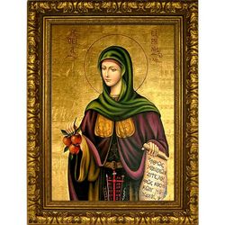 Ирина Каппадокийская преподобная. Икона на холсте.