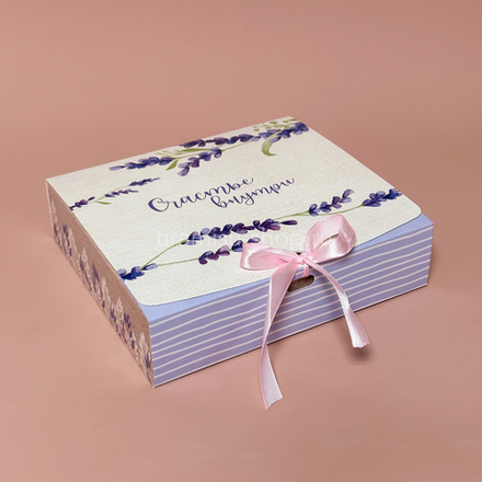 Коробка для десертов «Счастье внутри», 20 х 18 х 5 см