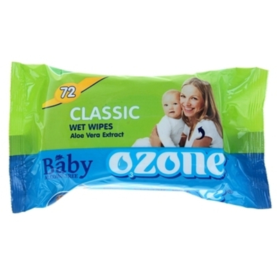 Салфетки влажные "ОЗОН" 72шт 12/уп