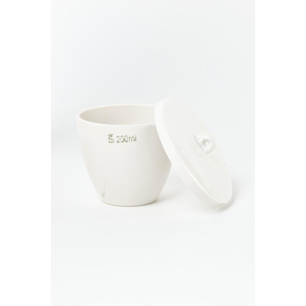 Тигель керамический, 200 мл, средняя стенка