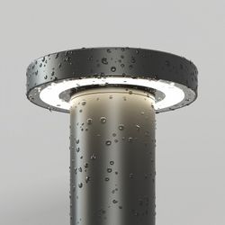 Наземный низкий светильник Denkirs Dramen DK9708-BK