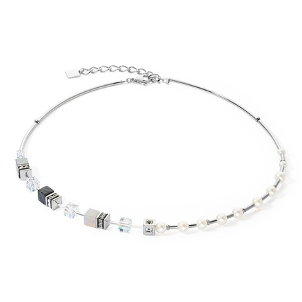 Колье Coeur de Lion Grey-Silver 1122/10-1217