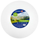 Холст на подрамнике, круглый 40 см, грунтованный, 380 г/м2, 100% хлопок, BRAUBERG ART CLASSIC, 192328