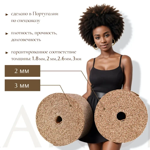 Пробковая подложка GRANORTE Premium 2 мм 10 м2