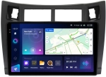Магнитола для Toyota Vitz 2, Yaris 2 2005-2011 (рамка черная) - Teyes CC3-2K на Android 10, 2K QLED, ТОП процессор, CarPlay, 4G SIM-слот