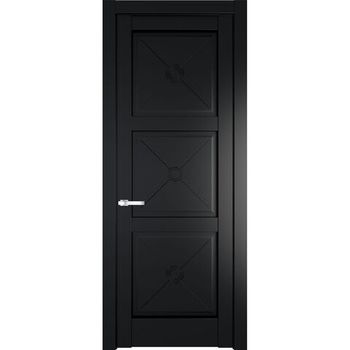 Межкомнатная дверь эмаль Profil Doors 1.4.1PM блэк глухая
