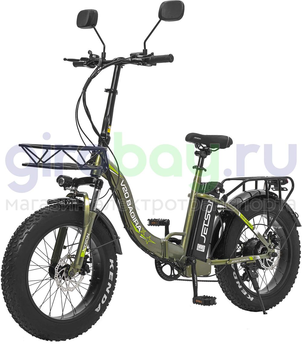 Электровелосипед Jetson V20 BAGIRA (48v/13Ah) - Хаки фото №1