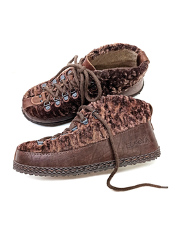 Ботинки каракуль "Shade of Marsala"