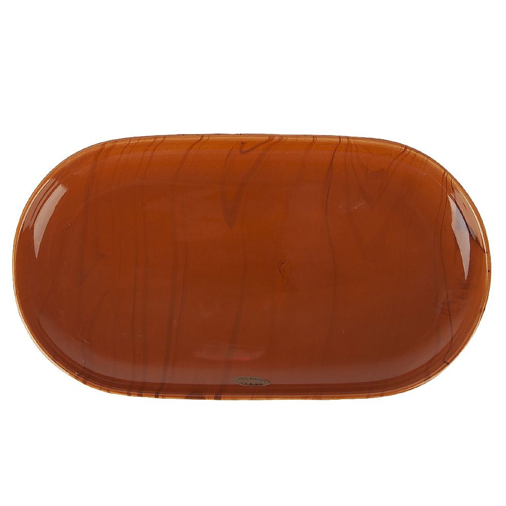 Блюдо сервировочное "Wooden Grain" 29,5*16,5*3см. (min2) (фарфор) (транспортная упаковка)