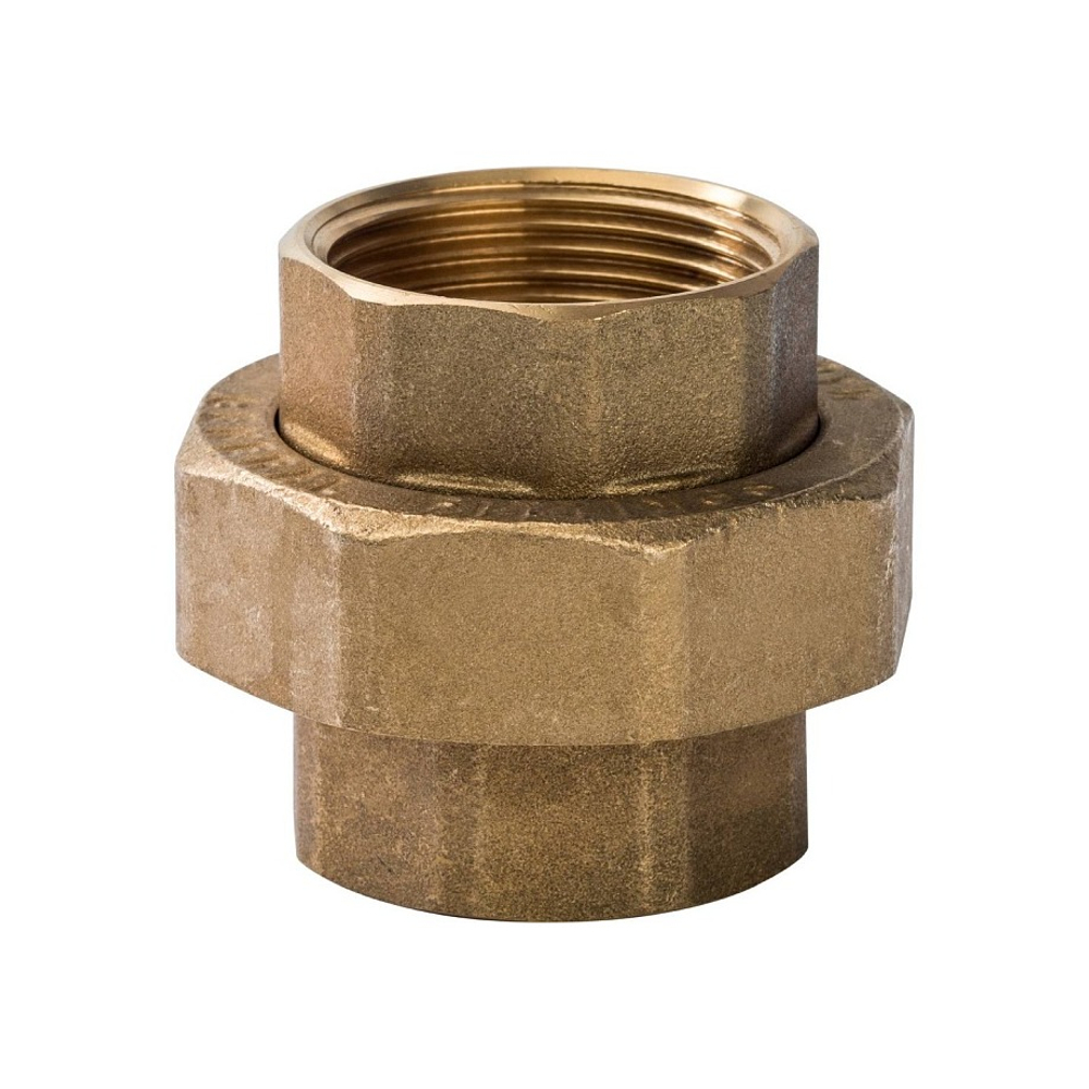 Соединение быстроразъемое (американка) STOUT SFT 0033 - 1"1/4 (ВР/ВР, латунь без покрытия)