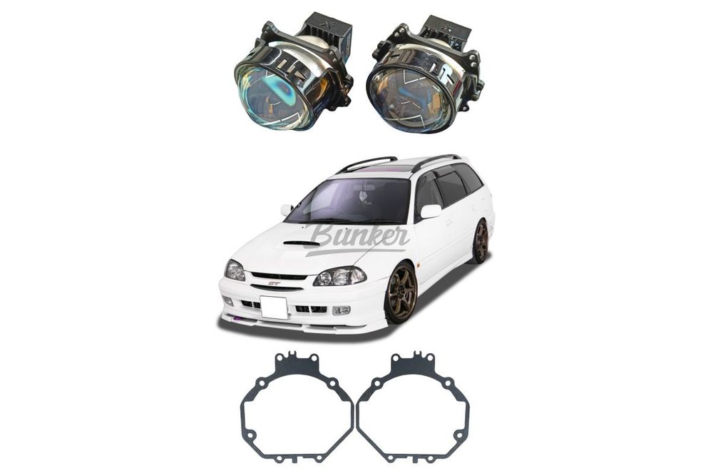 Комплект для замены штатных галогеновых линз Toyota Caldina III 2002-2007