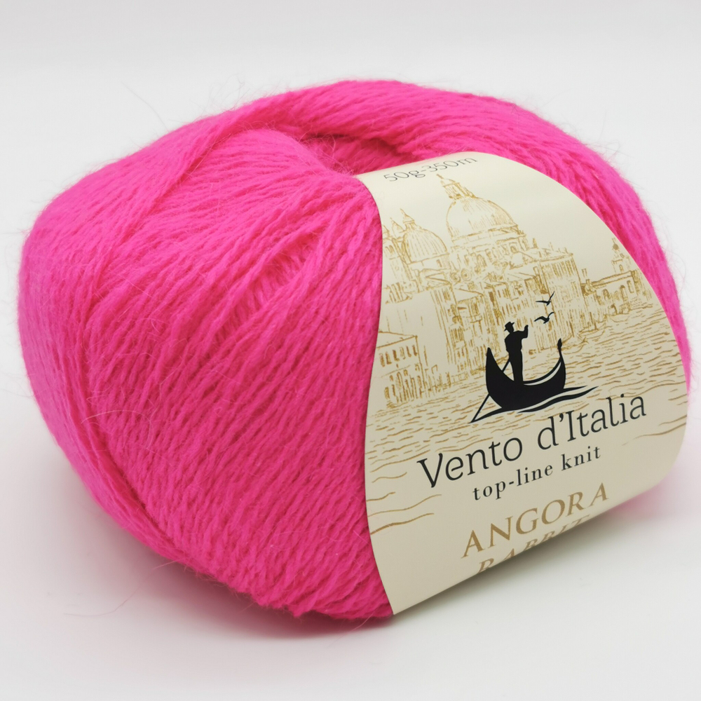 Пряжа для вязания Angora Rabbit 42 розовый флюр.
